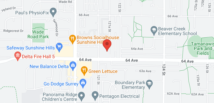 map of 6433 121A STREET